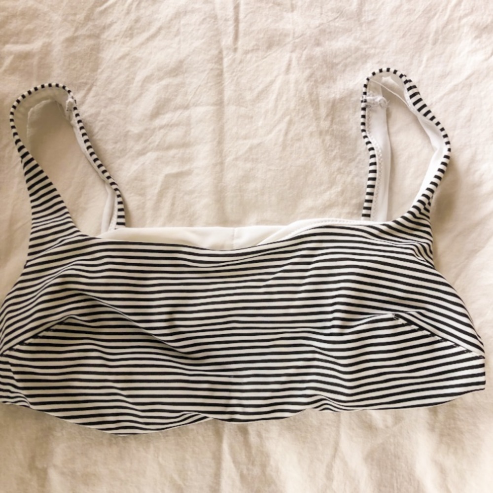 aerie long bikini top